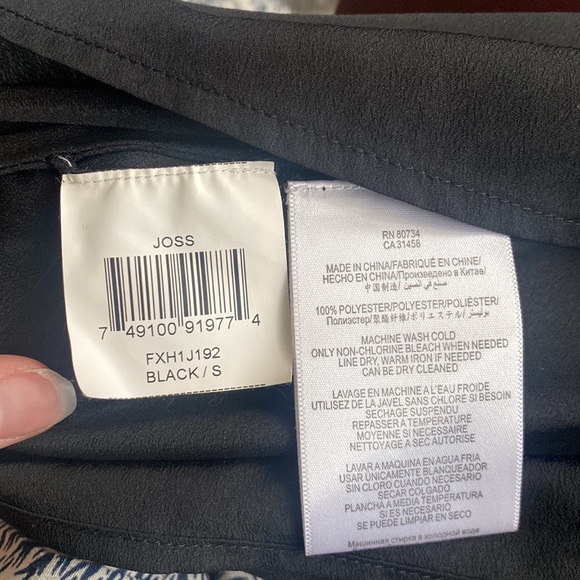 BCBGMaxAzaria Black Blouse - Picture 3 of 6